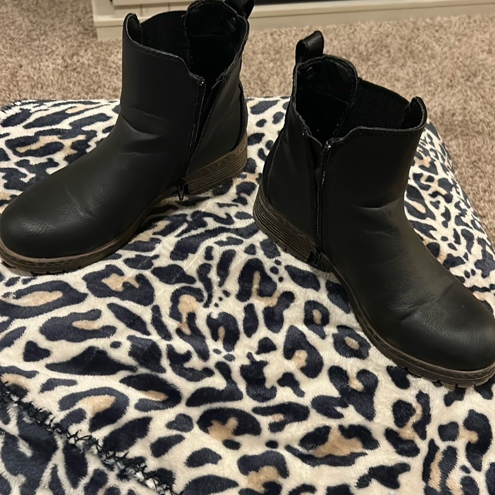Black booties